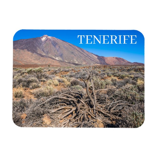 Tenerife Mount Teide view fridge magnet (Horizontal)