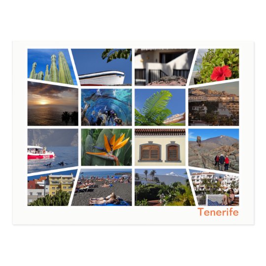 Tenerife multi-image postcard