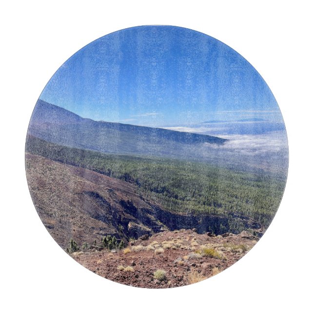 Tenerife view cutting board (Front)