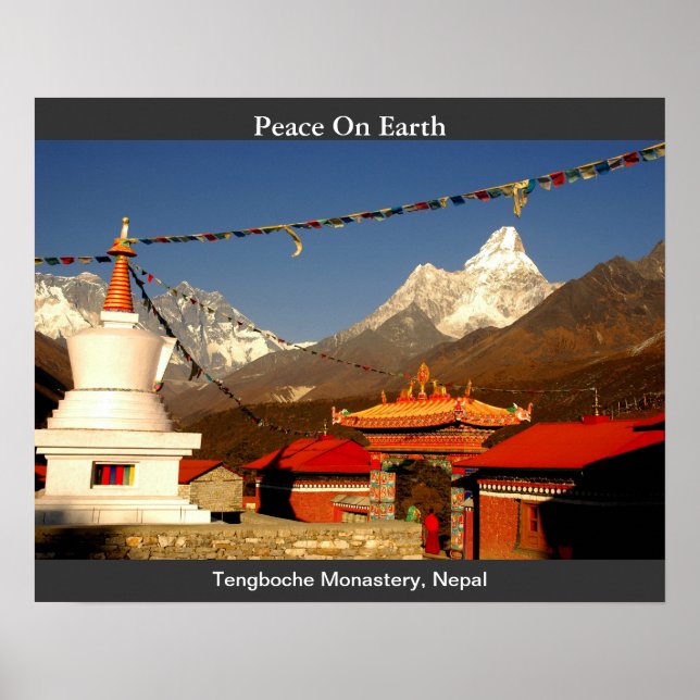 Tengboche Monastery, Nepal Poster (Front)