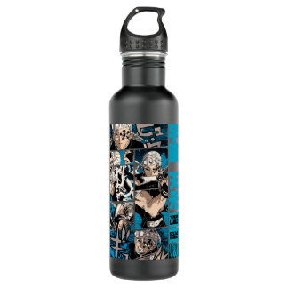 Tengen Uzui Desing = DEMON SLAYER = Manga Panel S0 710 Ml Water Bottle