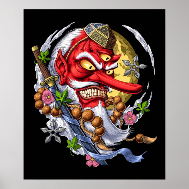 Tengu Japanese Demon Poster (Front)