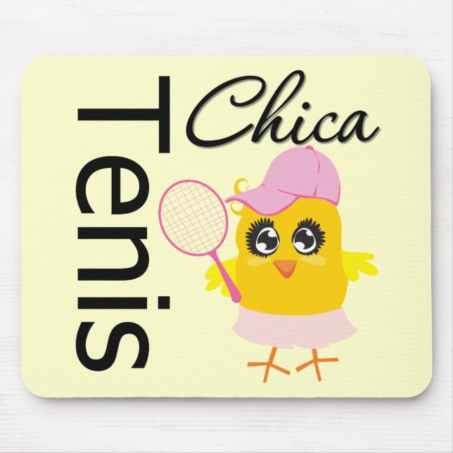 Tenis Chica Mouse Mat (Front)