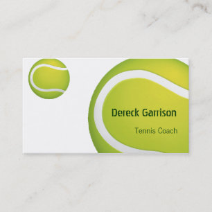 Tenis Coach Sport Business Card