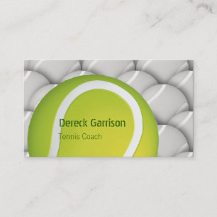 Tenis Coach   Sport Business Card