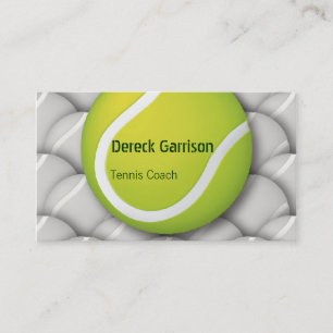 Tenis Coach   Sport Business Card
