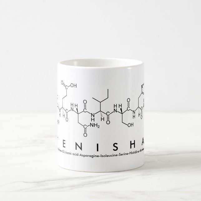 Tenisha peptide name mug (Center)