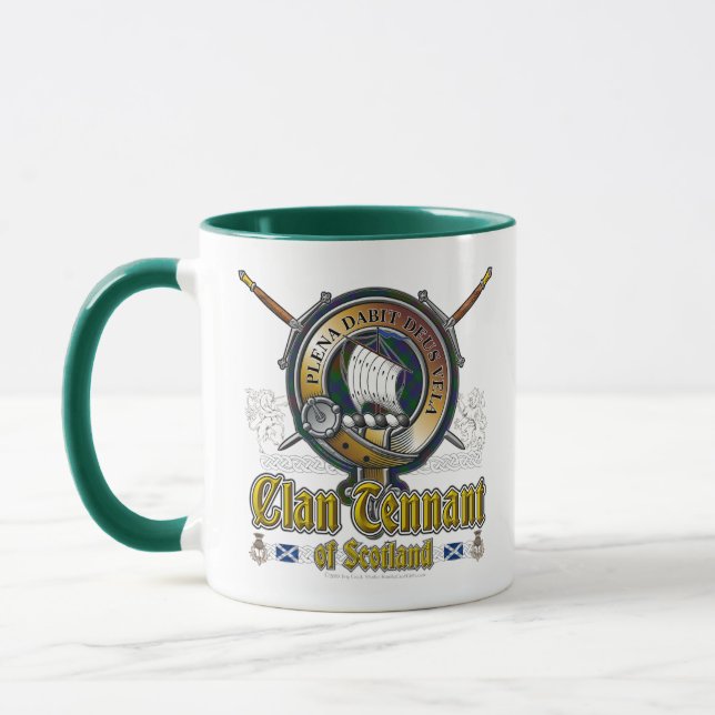 Tennant Clan Badge Mug (Left)