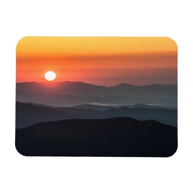 Tennant Mt, Graveyard Fields area, sunrise Magnet (Horizontal)