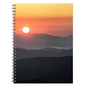 Tennant Mt, Graveyard Fields area, sunrise Notebook