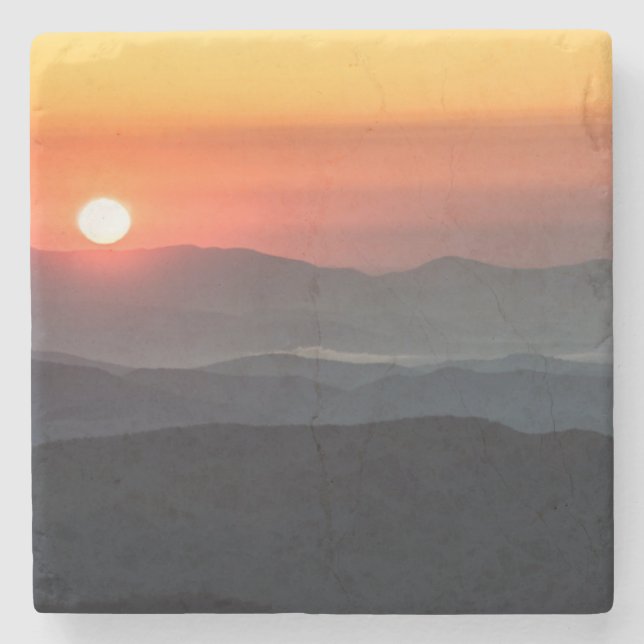 Tennant Mt, Graveyard Fields area, sunrise Stone Coaster (Front)