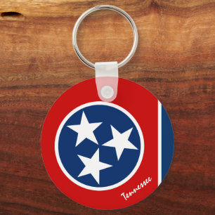 Tennesse Flag & Tennesse holiday, patriots /sports Key Ring