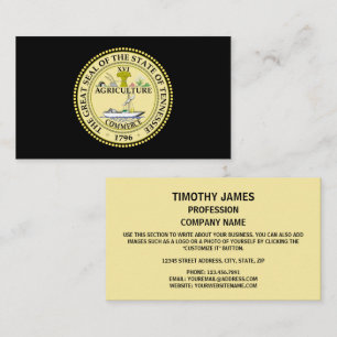 Tennessean Seal, Seal of Tennessee Business Card
