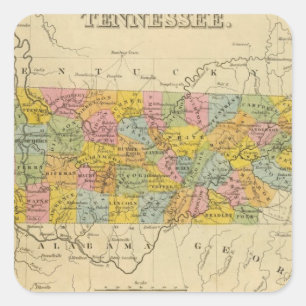 Tennessee 3 square sticker