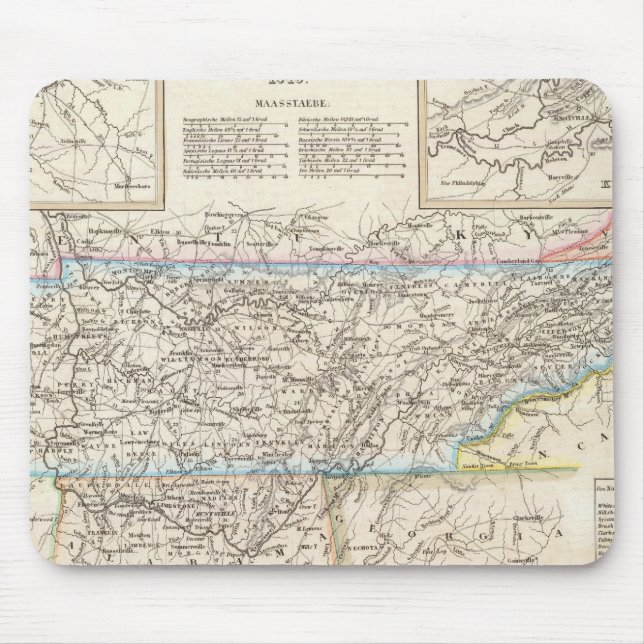 Tennessee 6 mouse mat (Front)