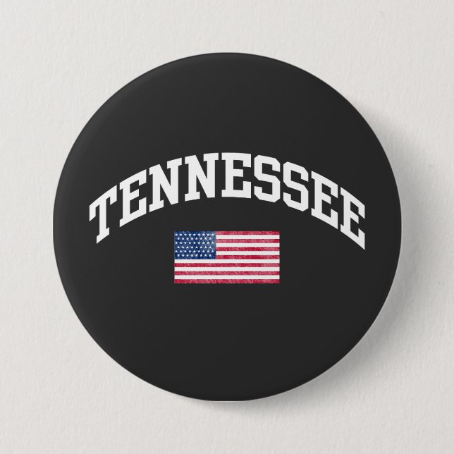 Tennessee  7.5 cm round badge (Front)
