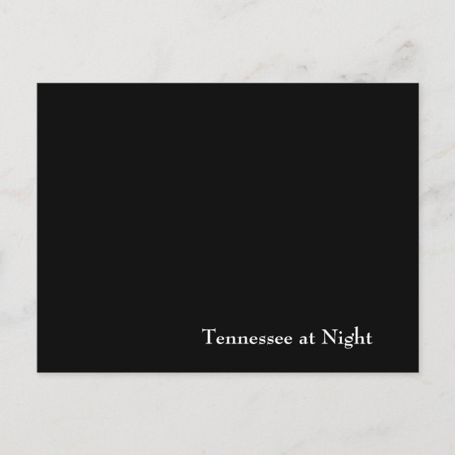 Tennessee at Night Postcard (Front)
