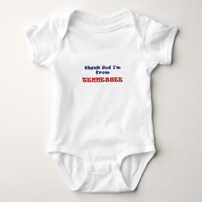 Tennessee Baby Bodysuit (Front)
