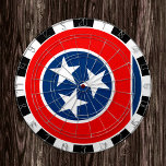 Tennessee Dartboard & Tennessee Flag / game board<br><div class="desc">Dartboard: Tennessee & Tennessee flag darts,  family fun games - love my country,  summer games,  holiday,  fathers day,  birthday party,  college students / sports fans</div>