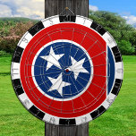 Tennessee Dartboard & Tennessee Flag / game board<br><div class="desc">Dartboard: Tennessee & Tennessee flag darts,  family fun games - love my country,  summer games,  holiday,  fathers day,  birthday party,  college students / sports fans</div>