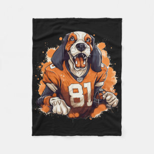 Tennessee Dog Sport Lovers Tennessee Tri Stars Fleece Blanket