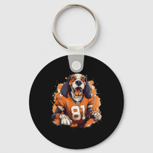 Tennessee Dog Sport Lovers Tennessee Tri Stars Key Ring