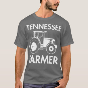 Tennessee Farmer Vintage Men Tractor Farm Local F T-Shirt