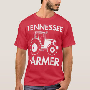 Tennessee Farmer Vintage Men Tractor Farm Local F T-Shirt