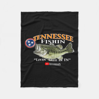 Tennessee Fishin Byb Hog Slab Fishing  Fleece Blanket