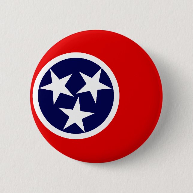 TENNESSEE FLAG 6 CM ROUND BADGE (Front)