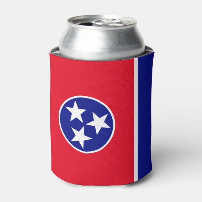 Tennessee flag can cooler (Can Front)