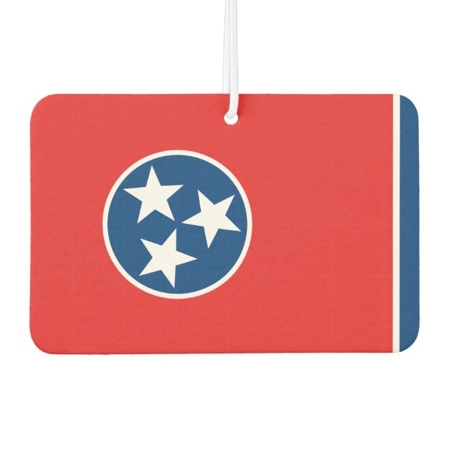 Tennessee flag car air freshener (Front)
