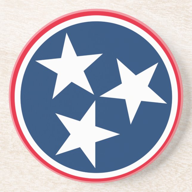 Tennessee Flag Coaster (Front)
