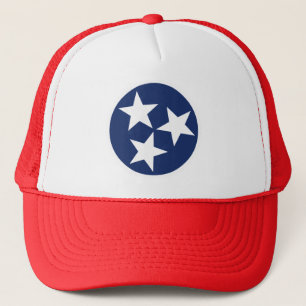Tennessee Flag Emblem Trucker Hat