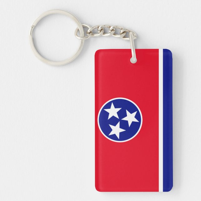Tennessee flag key ring (Front)