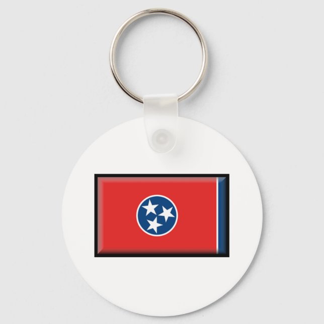 Tennessee Flag Key Ring (Front)