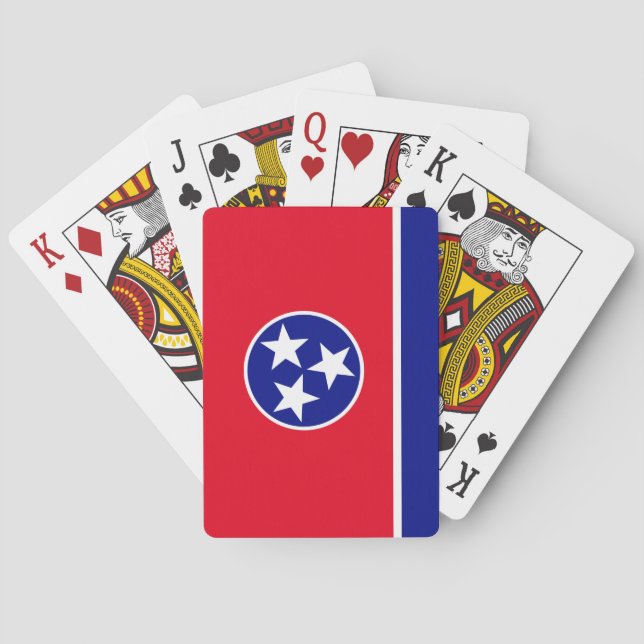 Tennessee flag playing cards (Back)