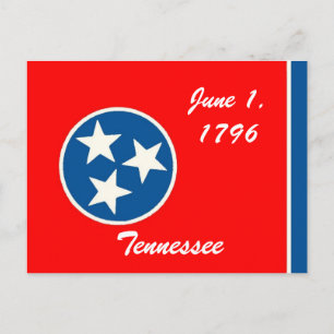 Tennessee Flag Postcard