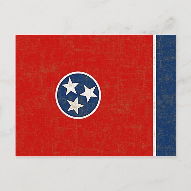 TENNESSEE FLAG POSTCARD (Front)