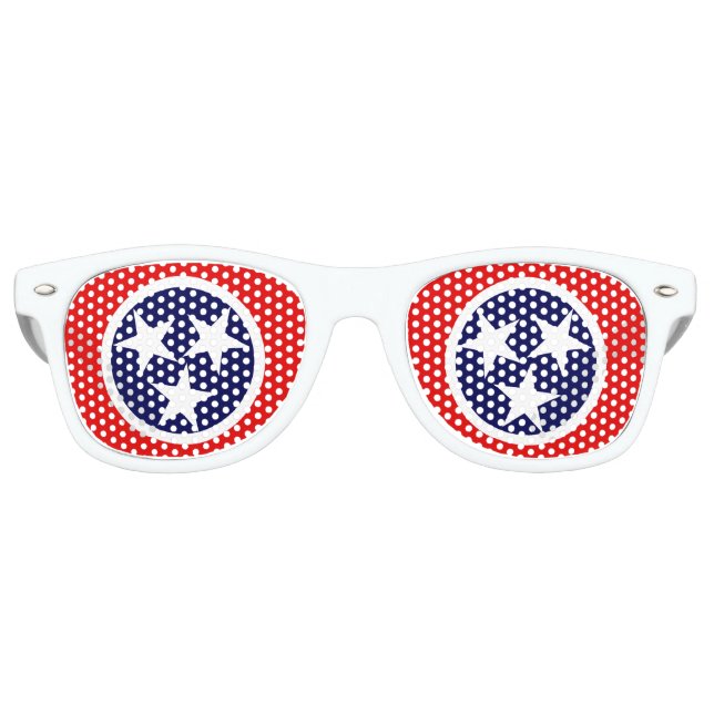 TENNESSEE FLAG RETRO SUNGLASSES (Front)