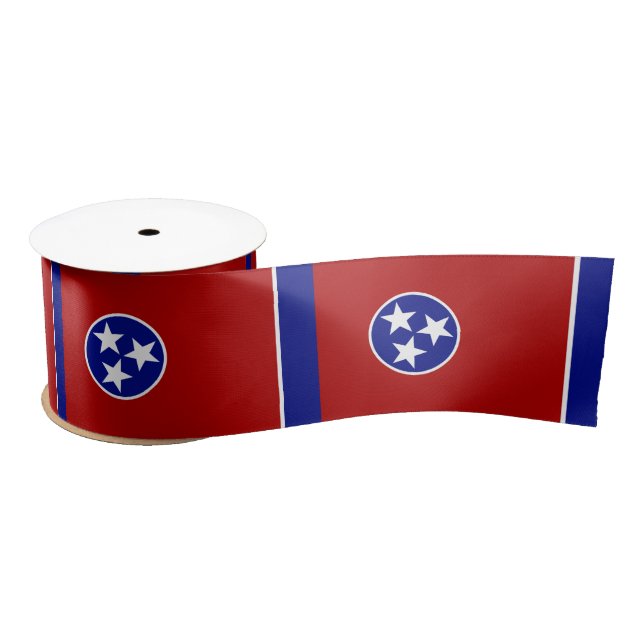 Tennessee flag satin ribbon (Spool)