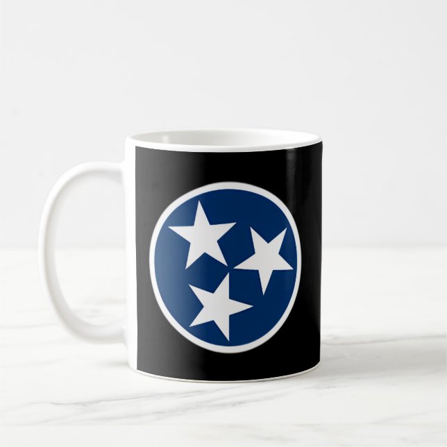 Tennessee Flag State Style Coffee Mug (Left)