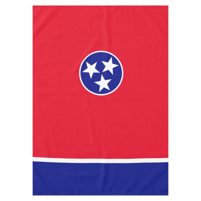 Tennessee flag tablecloth (Front)