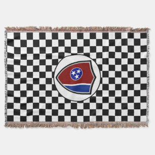 Tennessee flag throw blanket