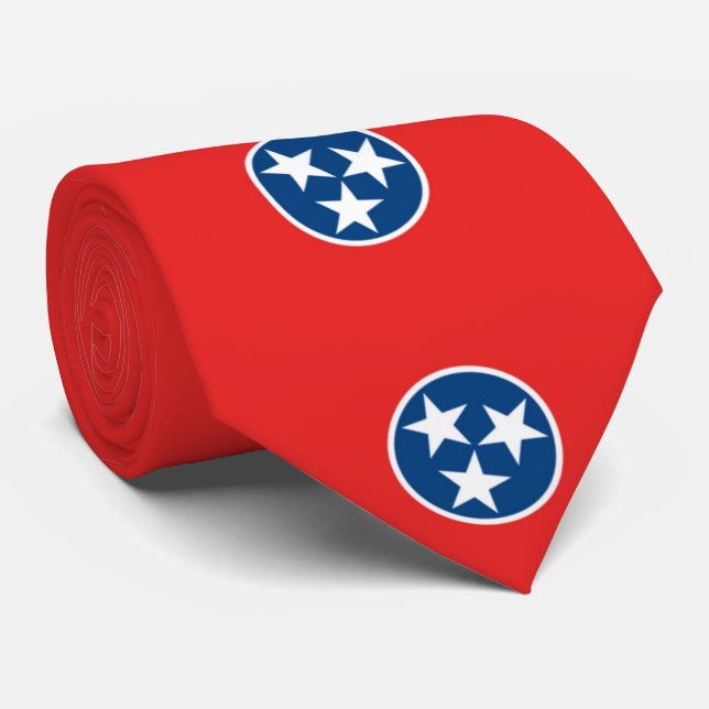 Tennessee Flag Tie (Rolled)