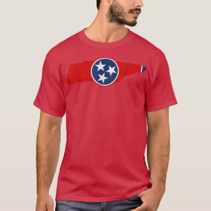 Tennessee Flag TN Pride State Map Nashville Memphi T-Shirt