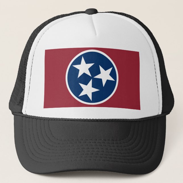 Tennessee Flag Trucker Hat (Front)