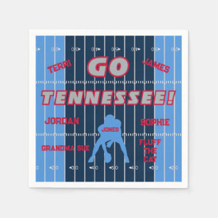 Tennessee Football Family Paper Napkin