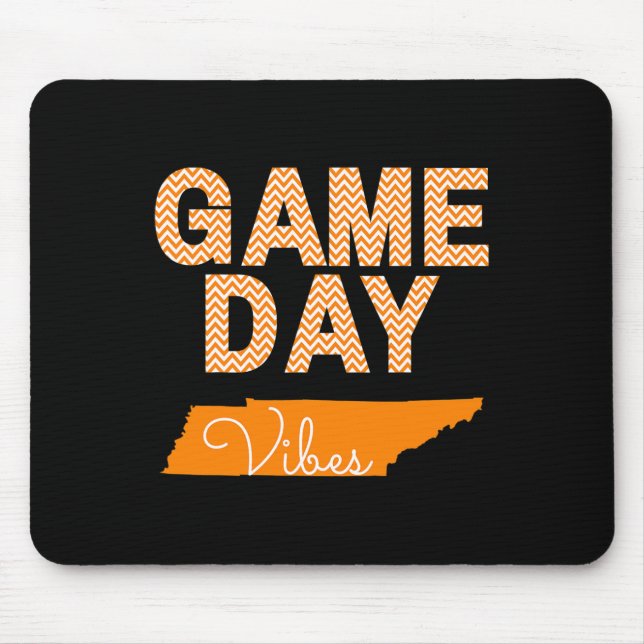 Tennessee Football Game Day Vibes Fall Tailgate  Mouse Mat (Front)