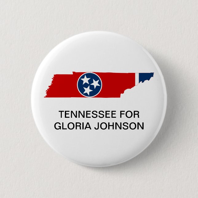 TENNESSEE for Gloria Johnson Senate BUTTON (Front)